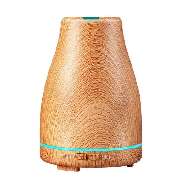 Elegantly Disinfectant Diffuser LED Wood GrainUltrasonic Flower Essential Oil