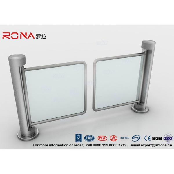 Unidirectional Swing Gate Turnstile 304 stainless steel 500mm Passage Width CE