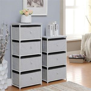 Daily Necessities Bedroom Storage Units , CE Storage Shelving Units With Fabric