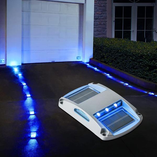 6 LED Lamp IP68 Waterproof Solar Dock Light with 5000K Daylight for Wireless