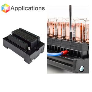 5.08mm Pitch PCB Mounted Connectors Screw Terminal Blocks 2P 3P Jointed