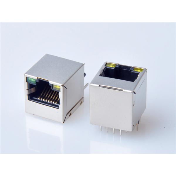 Quality HULYN,Shielded RJ45 Modular Jack Connector, Through Hole Type, 1000 Mbps Transformer, with LED wholesale