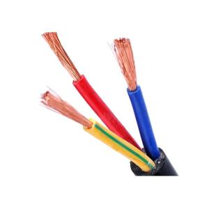 PVC Insulation / Sheathed Eletrical Cable Wire Three Core Cables Acc.To IEC