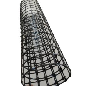 PP Plastic Net Biaxial Geogrid for Mining Reinforcement Width 1-6m MESH SIZE 12