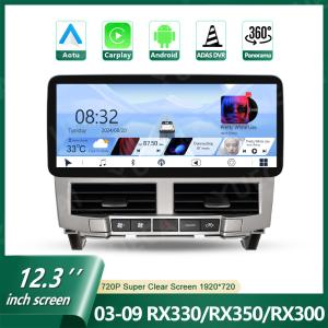 12.3Inch Android Car Head Unit with Carplay for Lexus RX330