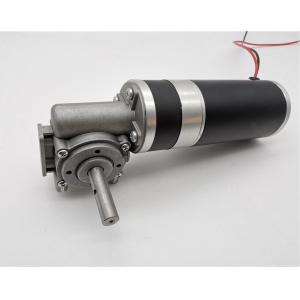 Micro High Voltage 90V Low Rpm DC Gear Motor With Encoder , Worm Gear Motor