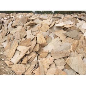 Yellow Slate Random Flagstone,Quartzite Crazy Stone,Irregular Flagstones,Plaza