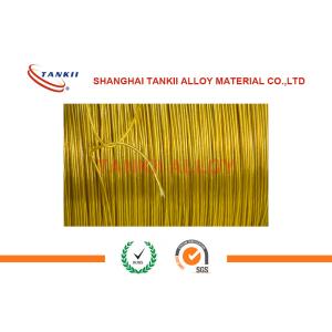 China 0.6mm PTFE Insulation Silver Thermocouple Cable With Kapton Film Jacket on sale