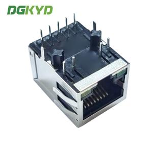 DGKYD111Q070DB2A1D Ethernet RJ45 Socket 1000BASE-TX Integrated Transformer G/Y