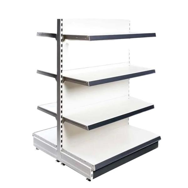 Factory Custom Size Color Black Wall Mounted Mild Steel Gondola Racks For