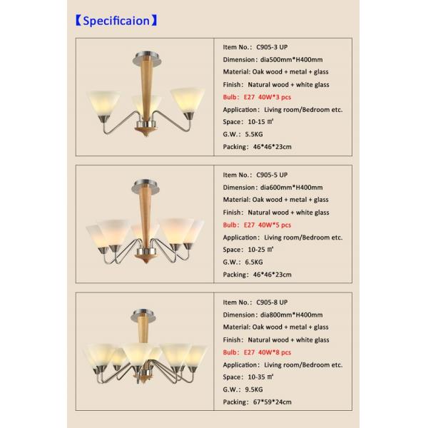 2014 MOST popular wooden ceiling lamp ceiling chandelier lighting CE/ROHS made in China