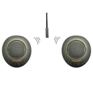 wireless batery daisy chain 2x microphone USB Omni-directional Conference