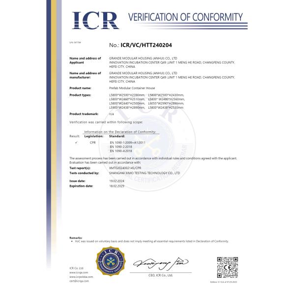 20ft Shipping Container Home Manufacturers Folding Bunk Beds Rock Wool Board Waterproof Design