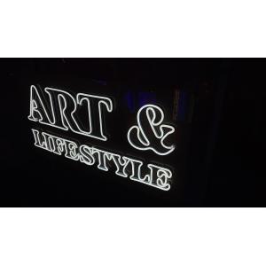 Custom Life&art style neon sign men cave exhibition wall lighting deco