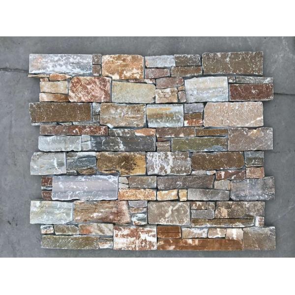 Quality Stone Non Antacid 150x600mm Slate Stack Wall Cladding wholesale