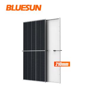 Bluesun Bifacial Half Cells 210mm Panel Solar 545w 550w 555w Panel Solar Panels