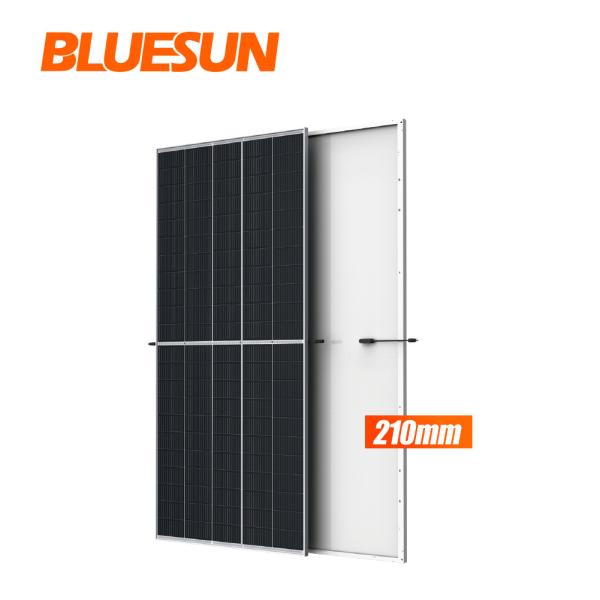 Bluesun Bifacial Half Cells 210mm Panel Solar 545w 550w 555w Panel Solar Panels