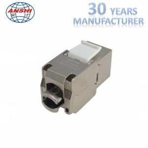 Cat5e CAT6 CAT6A CAT7 RJ45 Toolless Shielded STP Keystone Jack