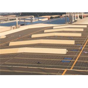 Vertical Flat Roof Mounting System High Anodized Aluminum Extrusion Frame