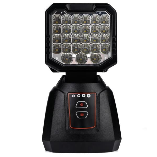 27W Portable Magnetic Work Light with 110-240V AC/10-24V DC, 3-4h Charging Time