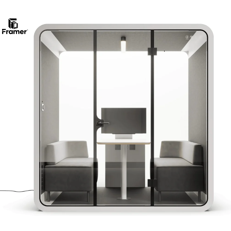 Fully Enclosed Acoustic Office Pod Customizable Office Quiet Pod Extendable