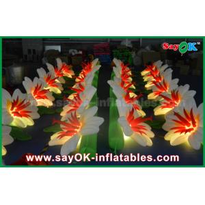 Durable Inflatable LED Light Flower Chain for Wedding Party Stage Decoration