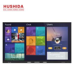 HUSHIDA 75 inch interactive whiteboard all in one interactive flat panel