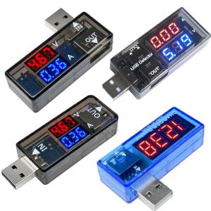 Charging Test Detector Digital Ammeter Voltmeter Dual USB Port