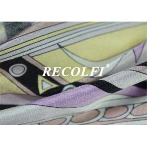 Geometry Recycled Polyester Spandex Fitness Leggings Washable Dry Easily