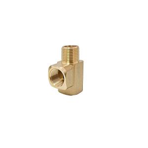 90 Degree Brass Elbow Copper Pipe Fittings 1/4 NPT Male 1/4'' NPT Female