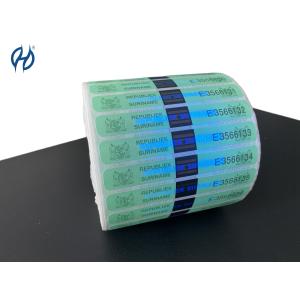 China Hologram Tobacco Tax Stamp Security Design Cigarette Tax Stamp on sale