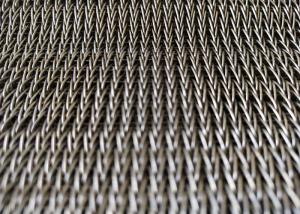 China Anti Corrosion Hotel Decorative Stainless Steel 304 Spiral wire Mesh Belt on sale