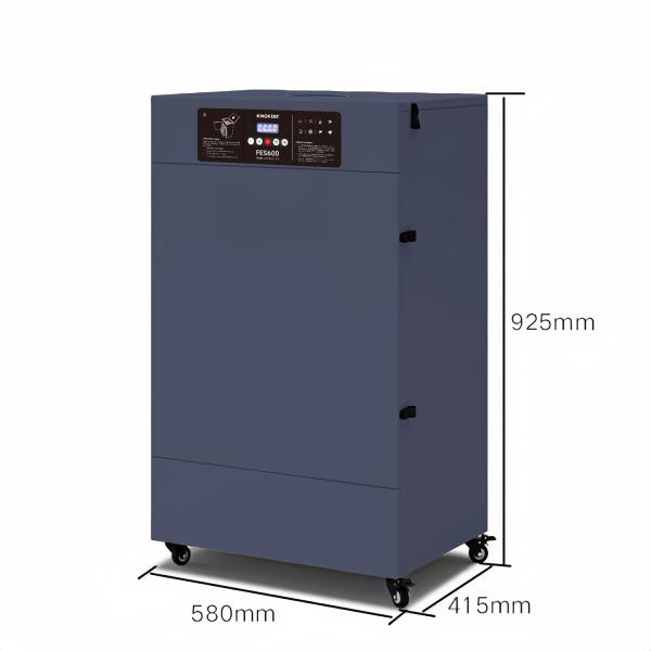 Quality Black FES600 Mobile Dust Extraction Unit , Portable Dust Collection Units With Alarm System wholesale