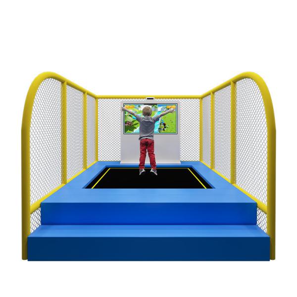 Quality Indoor HD Virtual Interactive Jumping Trampoline Park Play Set for Kids with Kinect Sensor for Children's Playgrounds wholesale