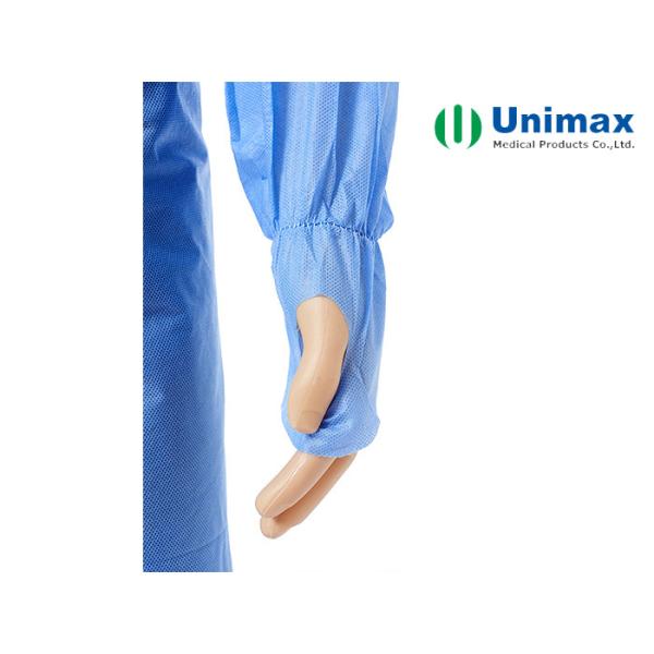 CE FDA Surgical Robe SMS Disposable Isolation Gowns With Thumb Hole