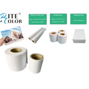 Digital Inkjet Printing Minilab Photo Paper Roll Resin Coated ISO9001