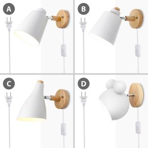 Modern Art Decor Creative Design Mick Mouse Lampshades Bedroom Bed sides plug in