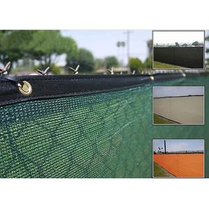 PE Material Commercial Fence Screen Mesh Folded 3cm Webbing / 5cm Webbing