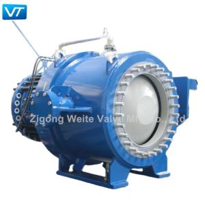 Cheap OEM Hydro Power Valves Soft Sealed For Silt Quartz Sand With Bypass Pipeline System for sale