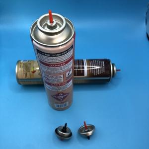 Cigarette Lighter Gas Refill Connection Valve with Plastic and Metal Stem