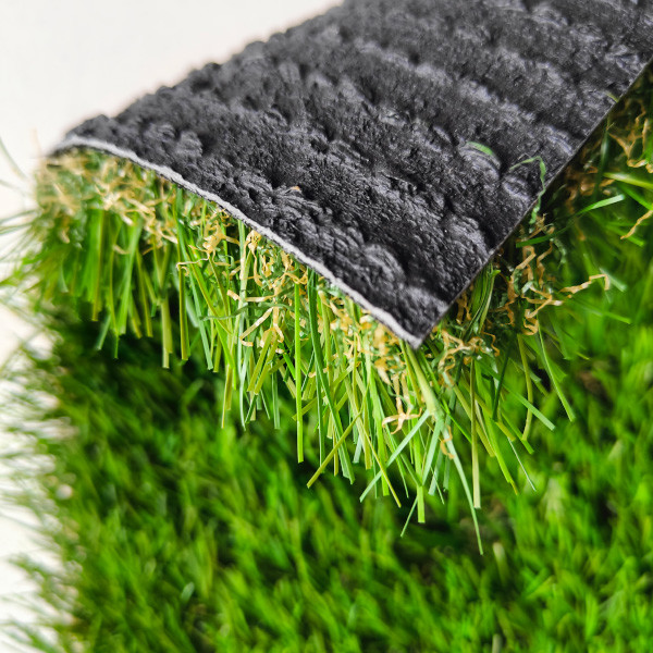 High Density Eco Friendly Non Infill Artificial Grass 40mm With High Dtex Curved