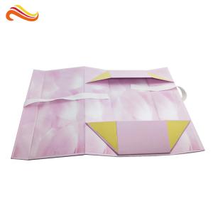 Custom Printing Magnetic Closure Collapsible Apparel Gift Box