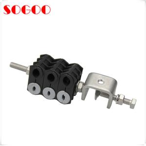 6 ways feeder clamp, fiber optical cable clamp and power cable clamp