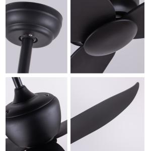 52In Retro Americana Ceiling Fan 52 Flush Mount Ceiling Fan With Light