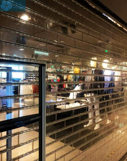 4000mm Width 2.2mm PC Panel Aluminum Clear Roller Shutters