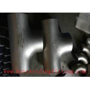 DN200 S31803 ANSI B16.9 Duplex Stainless Steel Tee Pipe Fittings For Connection