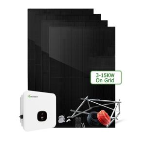 TUV Certificate 30KW Home Solar Power System Grid Tied with Battery and Inverter