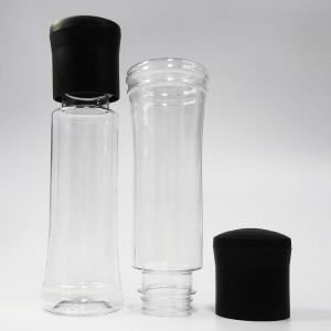 Plastic Jar Manual 220mm 70g 310ml Salt And Pepper Mill