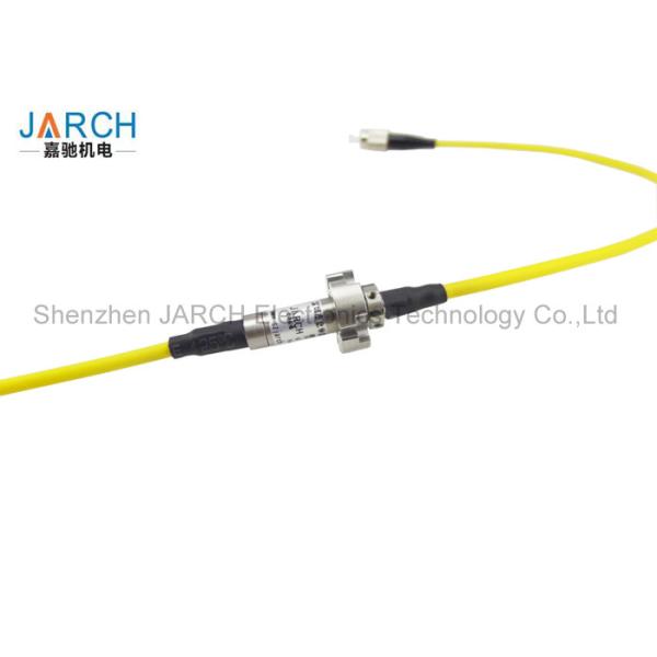 Quality 6.8mm Micro Fiber Optic Rotary Joint Multimode 1 Channel With Light Signal Transmission wholesale