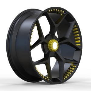 China Competitive price 20 21 22 23 inch forged wheels for Lamborghini Centenario gallardo with Golden screw on sale